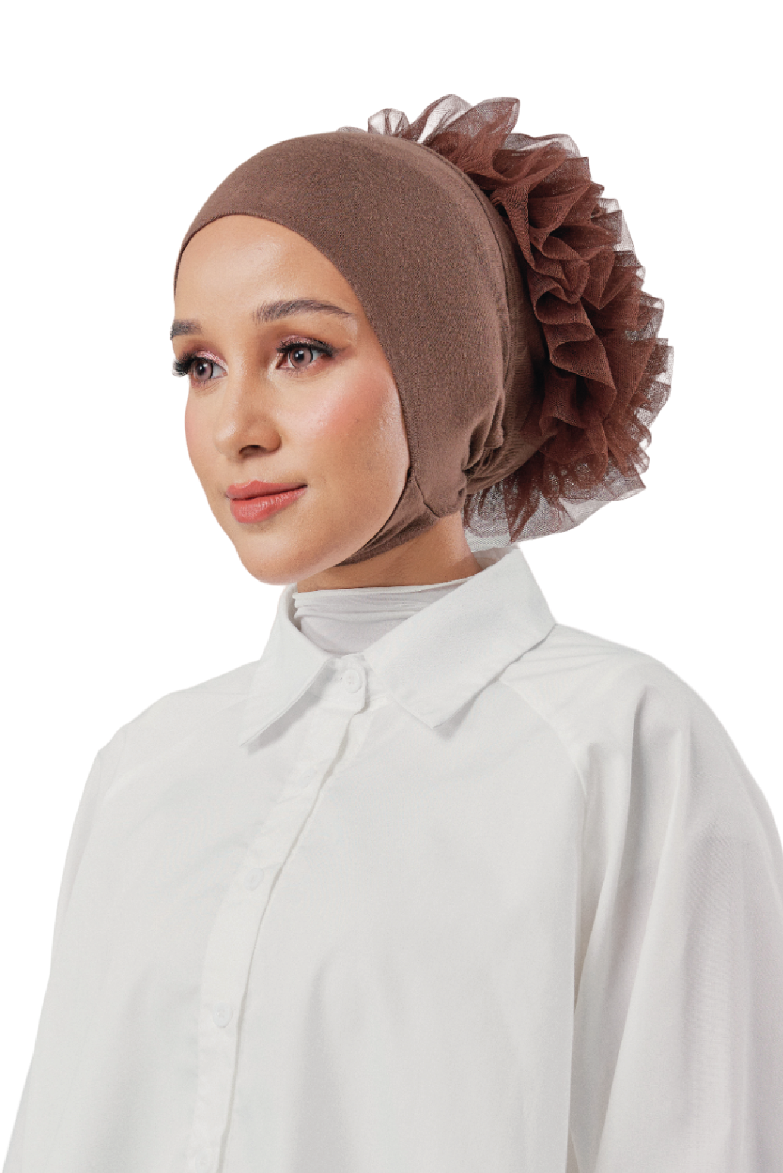 Collection DAGOO: Sous-bonnet volumateur avec lanière