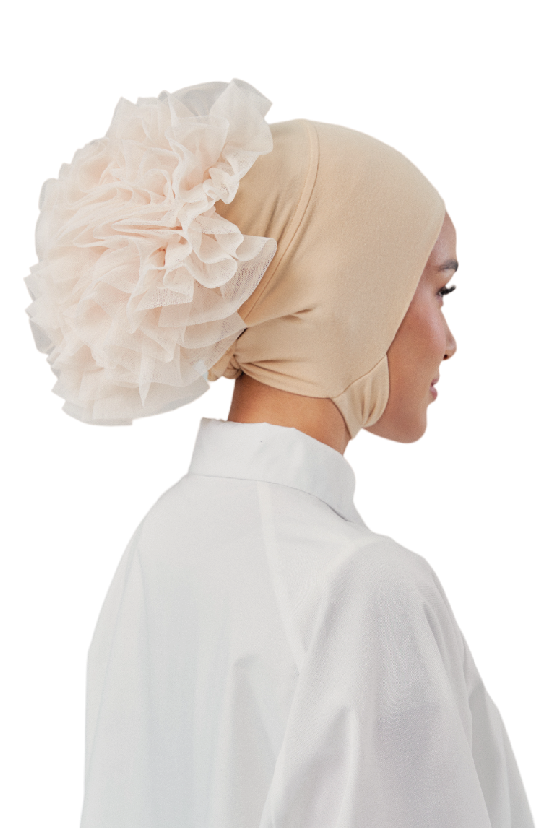 Collection DAGOO: Sous-bonnet volumateur avec lanière