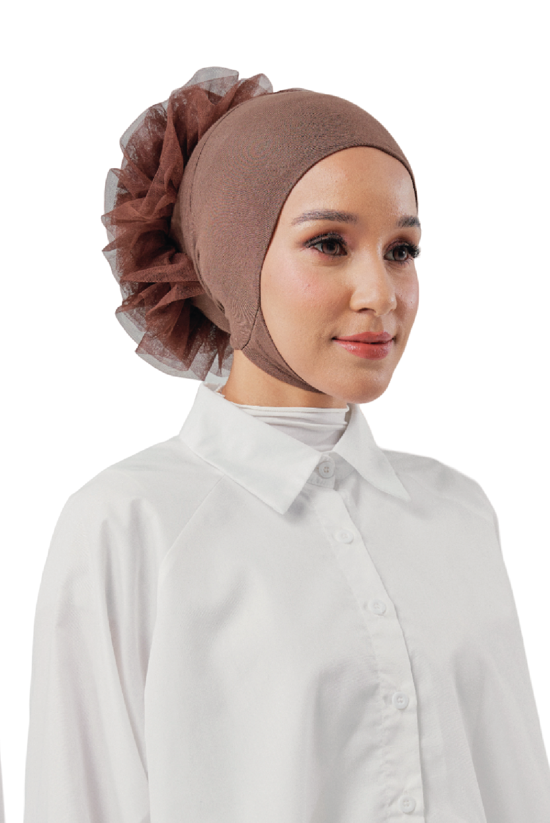 Collection DAGOO: Sous-bonnet volumateur avec lanière