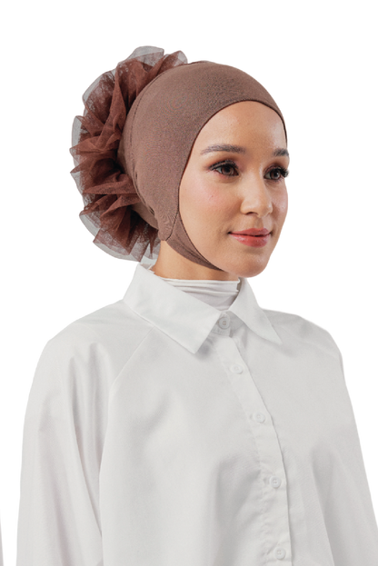 Collection DAGOO: Sous-bonnet volumateur avec lanière