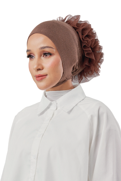 Collection DAGOO: Sous-bonnet volumateur avec lanière