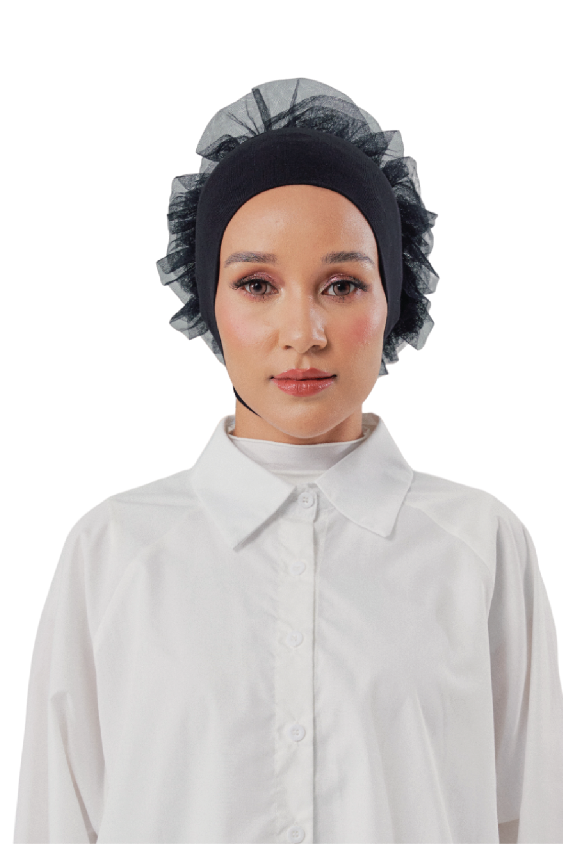 Collection DAGOO: Sous-bonnet volumateur avec lanière