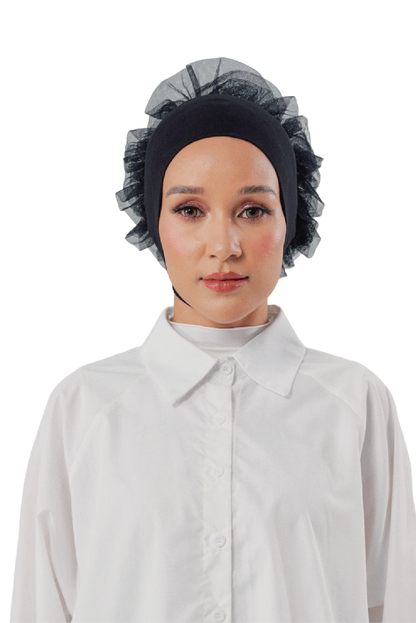 Collection DAGOO: Sous-bonnet volumateur avec lanière