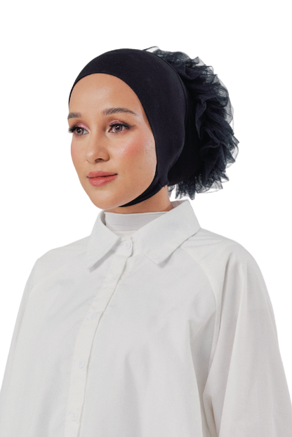 Collection DAGOO: Sous-bonnet volumateur avec lanière
