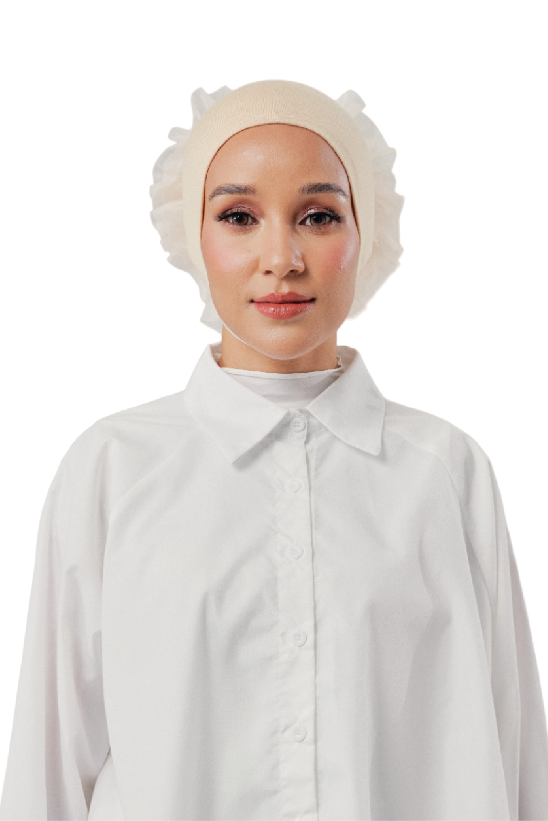 Collection DAGOO: Sous-bonnet volumateur avec lanière