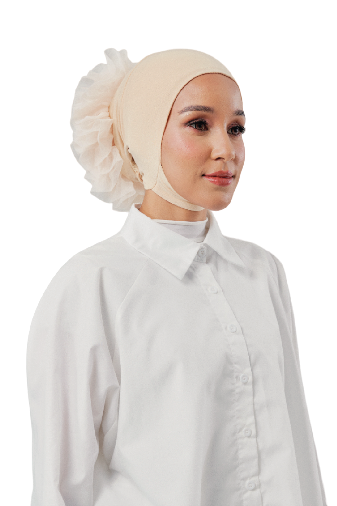 Collection DAGOO: Sous-bonnet volumateur avec lanière