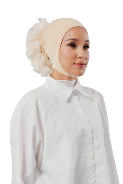 Collection DAGOO: Sous-bonnet volumateur avec lanière