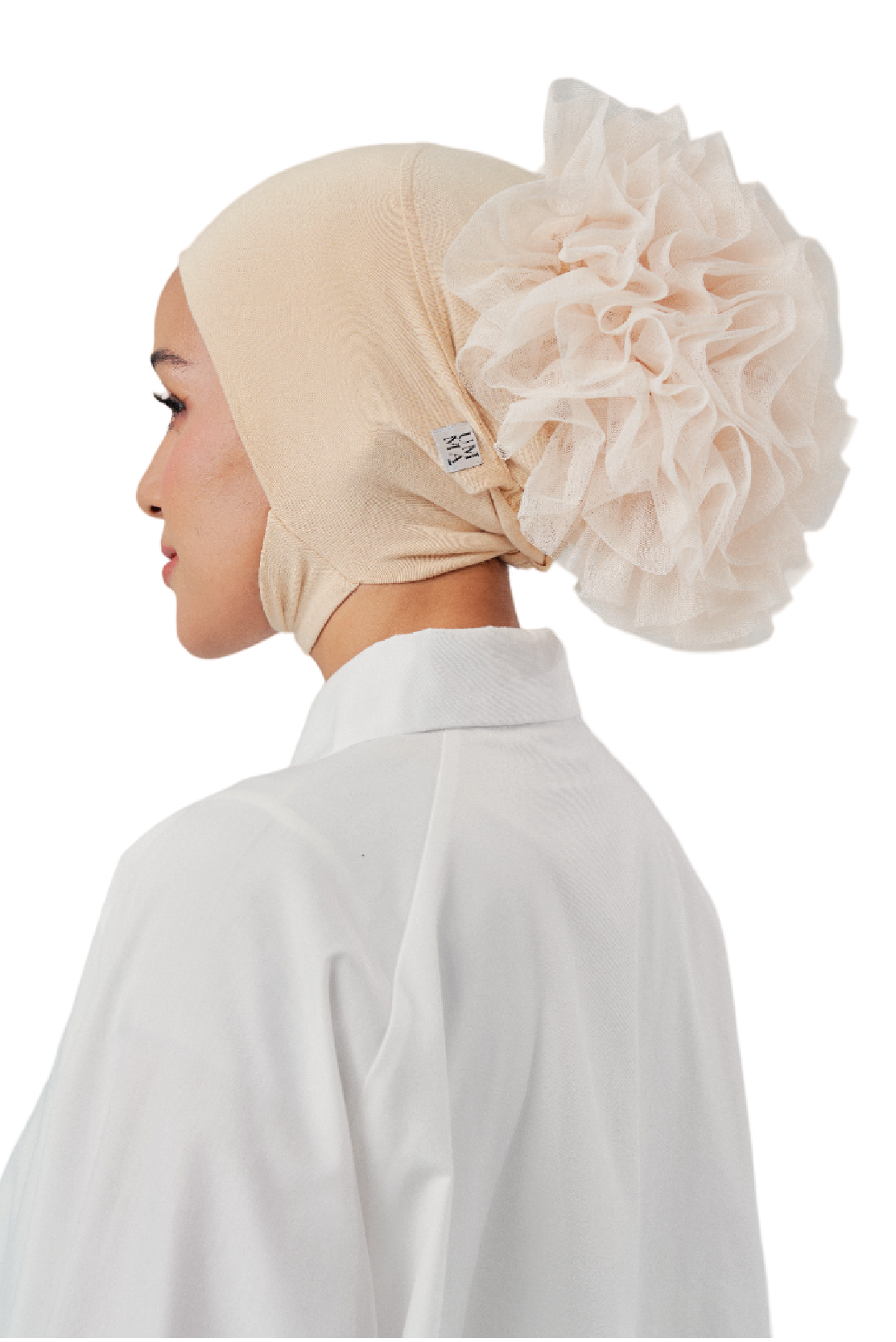 Collection DAGOO: Sous-bonnet volumateur avec lanière